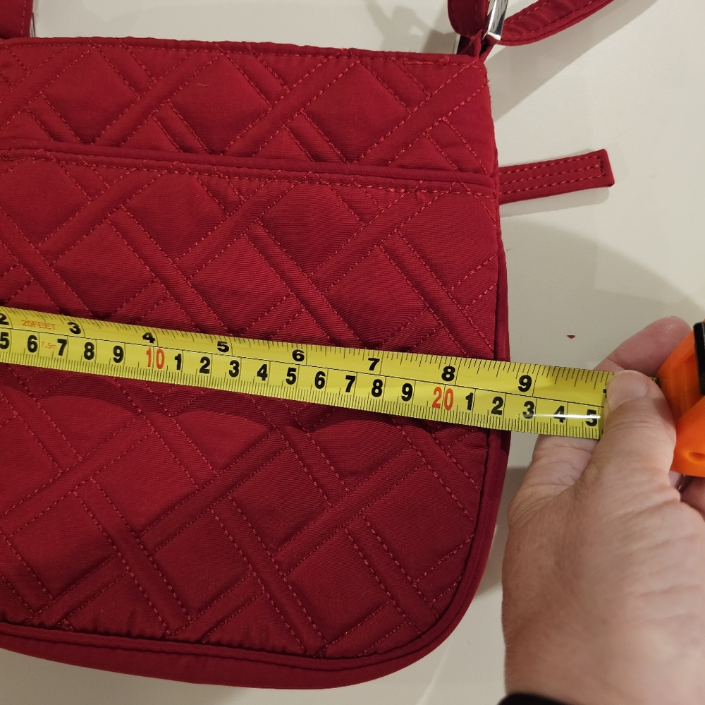Vera Bradley Womans Red Crossbody Purse - Picture 5 of 5